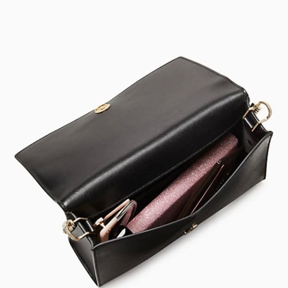 NWOT Kate Spade Black crossbody purse with chain. - Picture 6 of 6